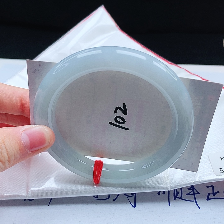 翡翠手镯（圆镯）未镶嵌缅甸天然a货手镯57