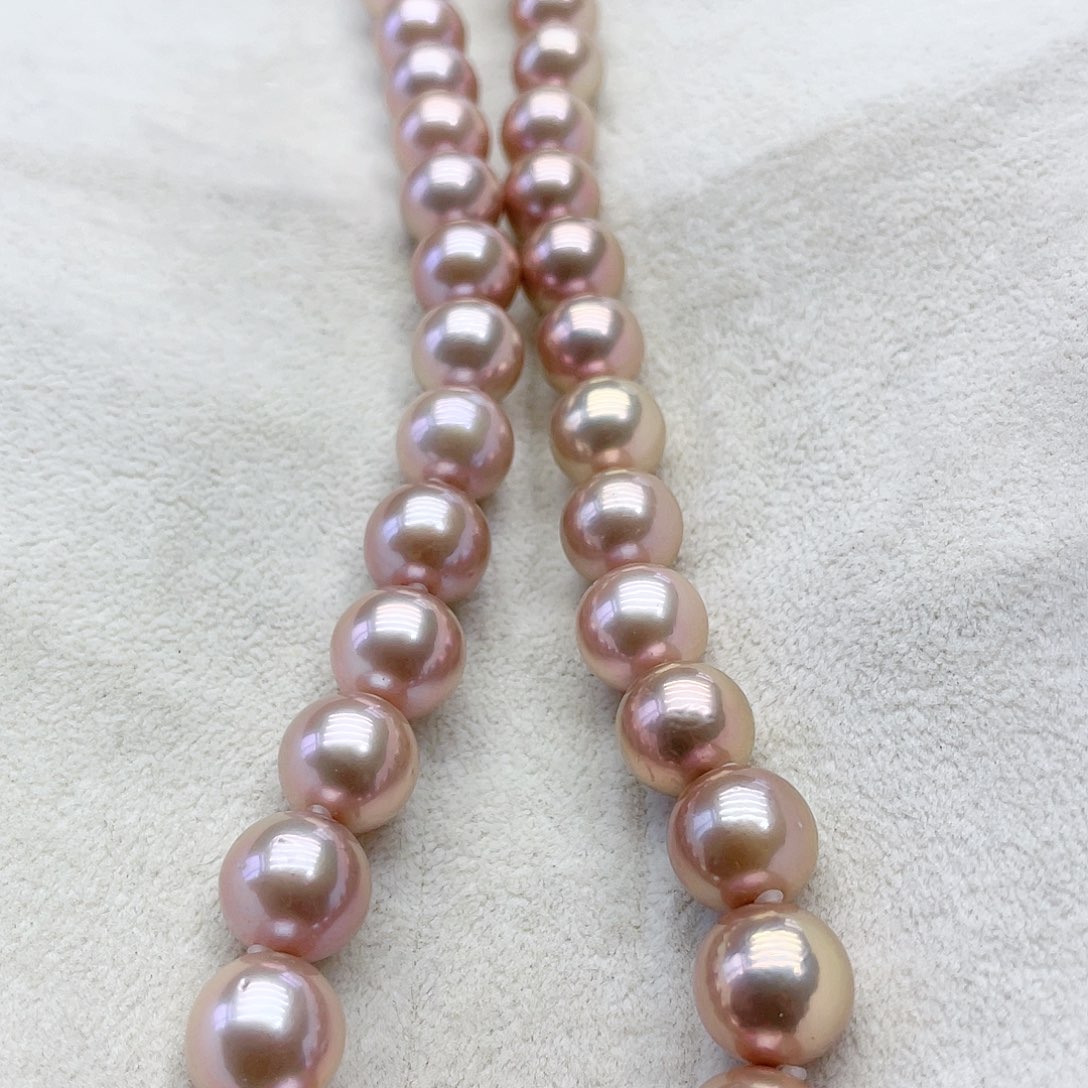 淡水珍珠颈饰银S925镶嵌