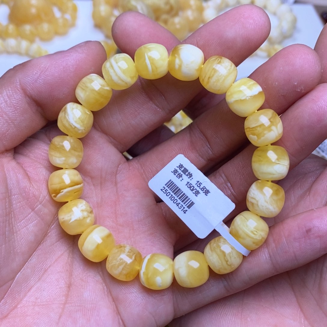 【闪购商品】琥珀裸石未镶嵌11+老型手串