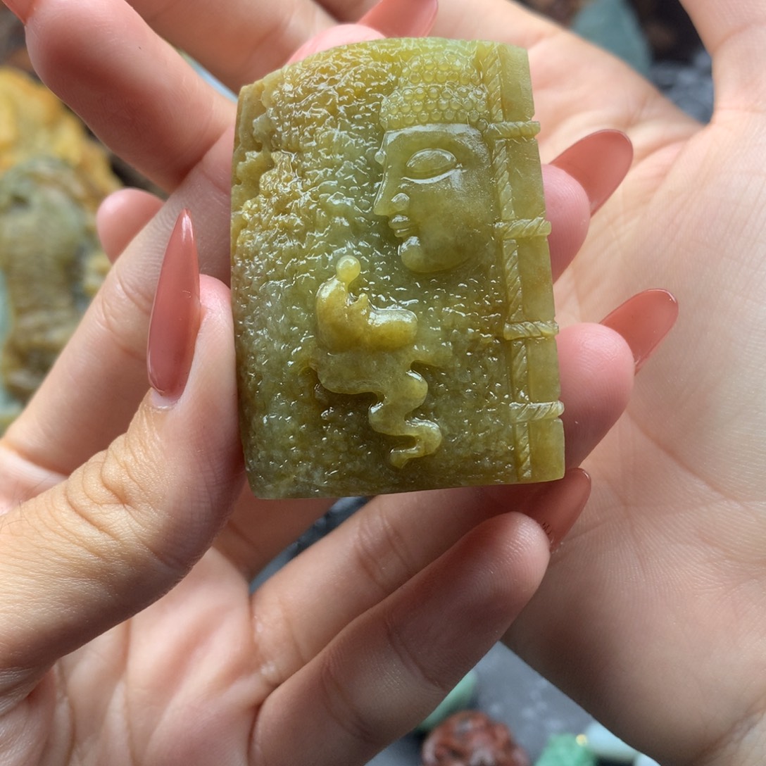 风***眠定制翡翠未镶嵌翡翠