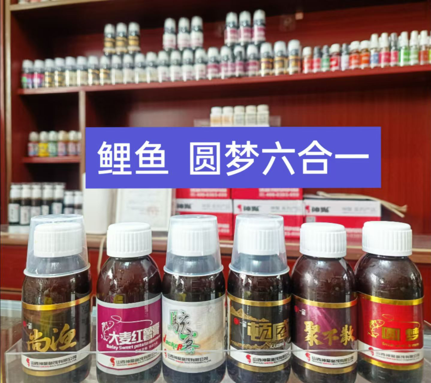 金圆梦尚渔六合一复合一瓶搞定鲤鱼添加剂