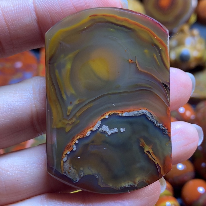 玛瑙/玉髓战国红吊坠未镶嵌