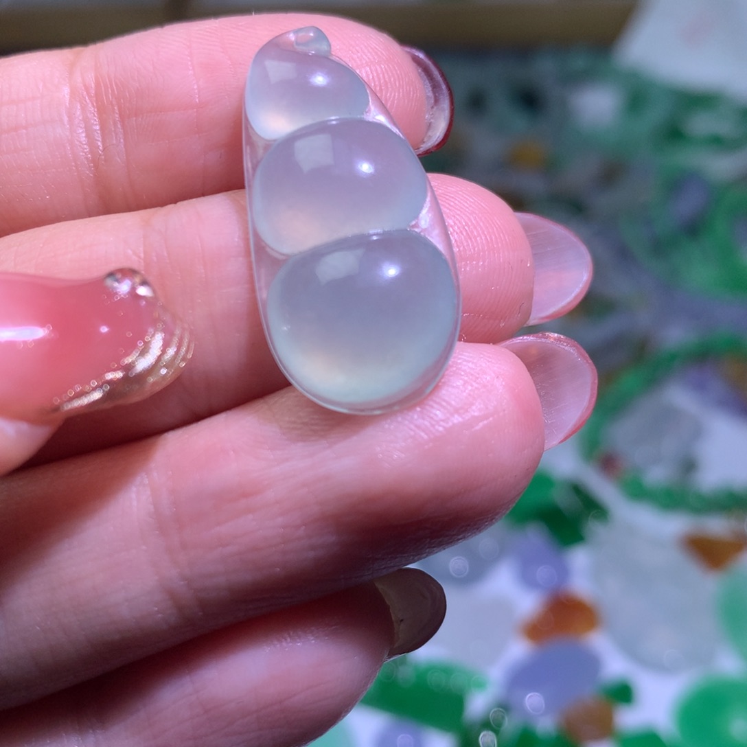 定制翡翠未镶嵌克毛货