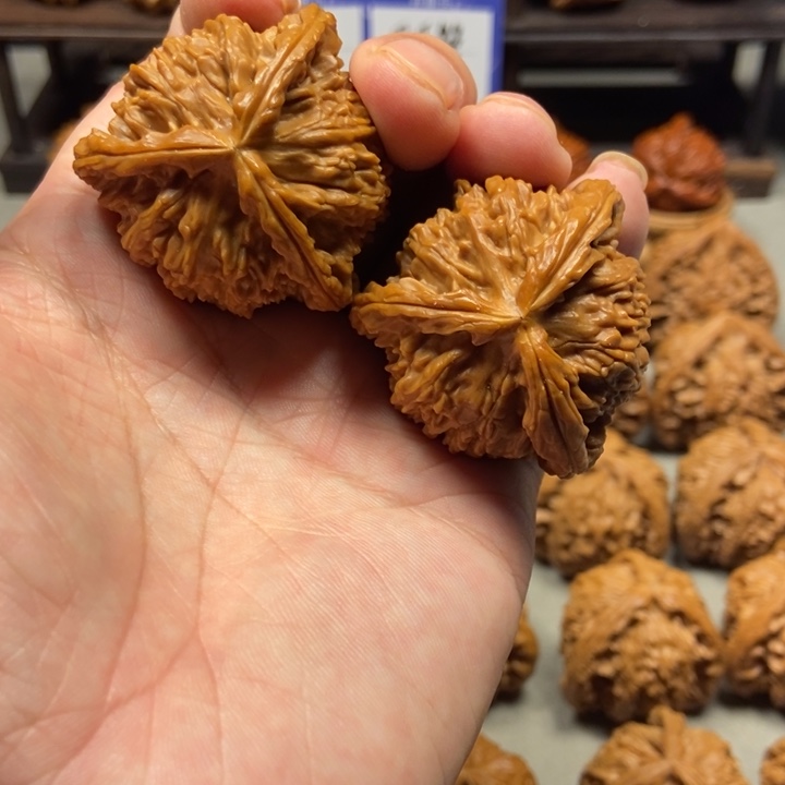 S***o文玩核桃把件42拼接