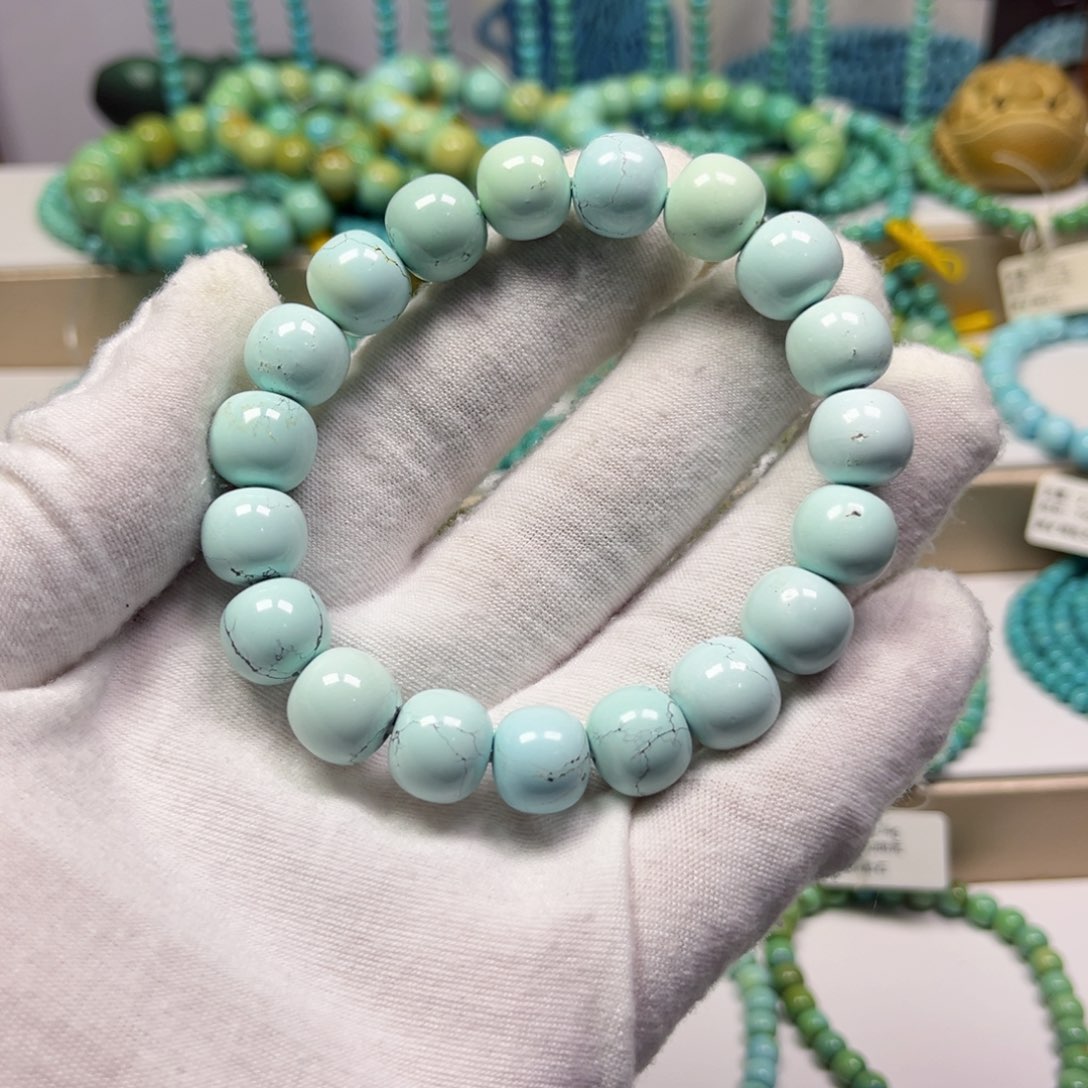 绿松石未镶嵌手链