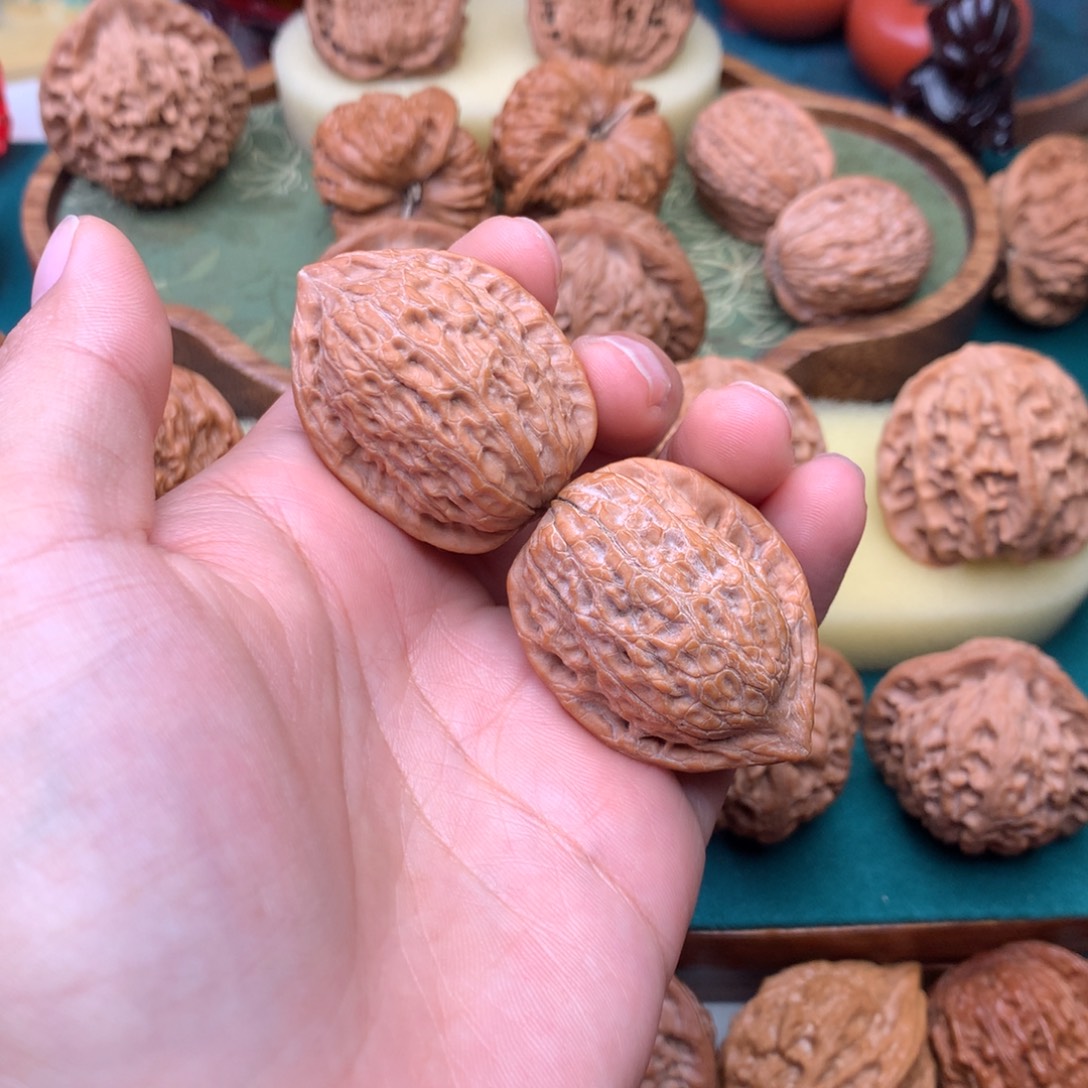 把件文玩核桃柳叶鸡31,5