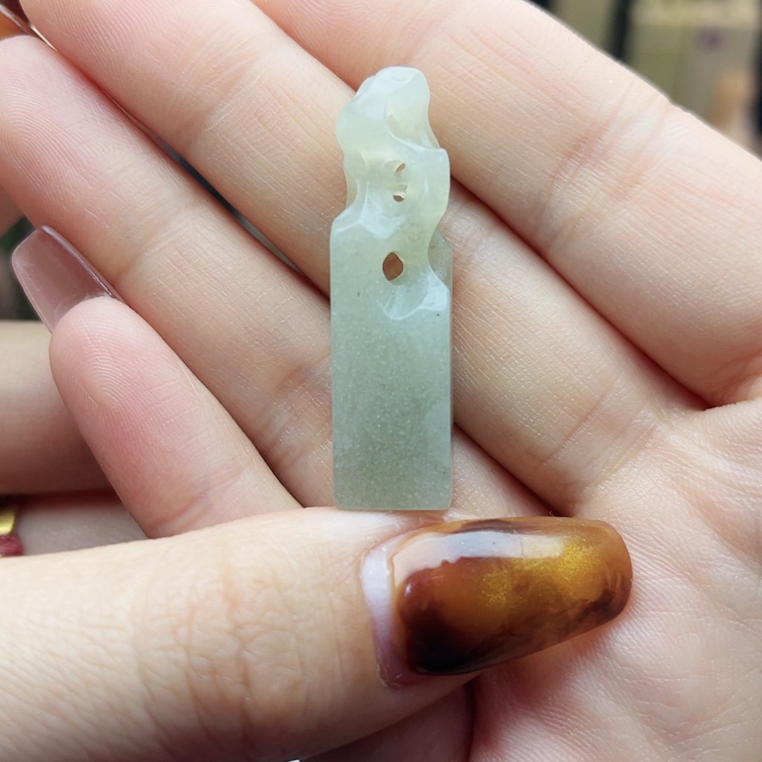 寿山石印石纯手工包刻2字1×1
