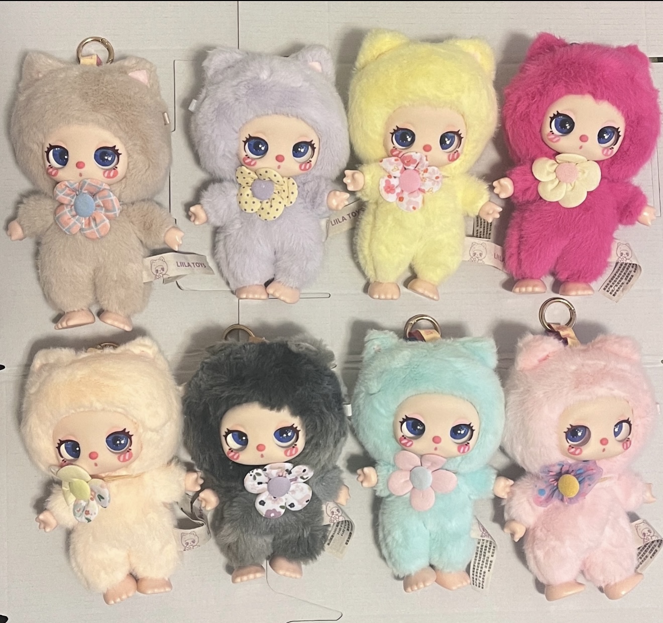 【拆盒】莉拉初代毛绒LILA’S LUCKY CAT毛绒盲盒挂件