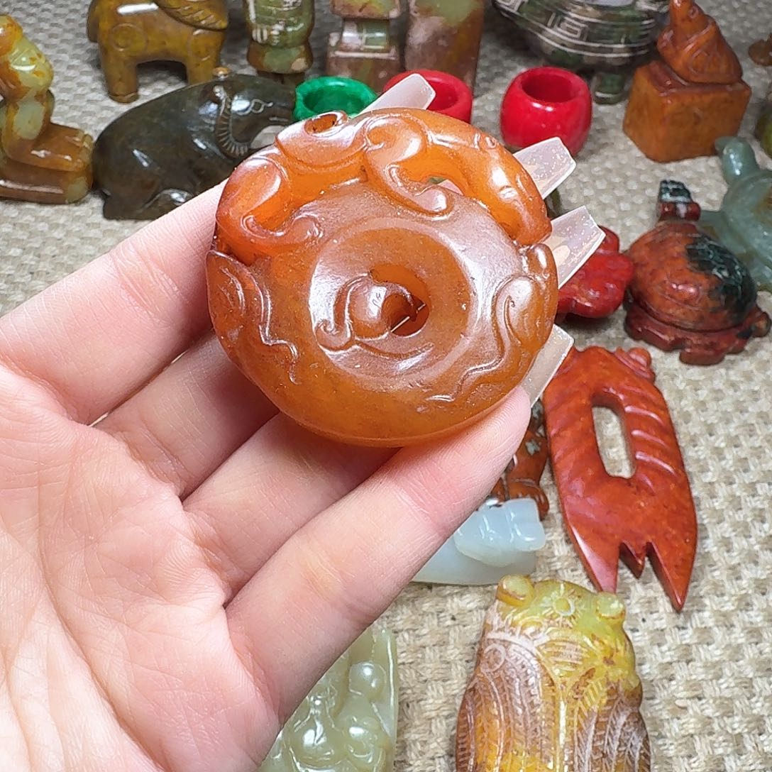 白玉菩提吊坠挂件