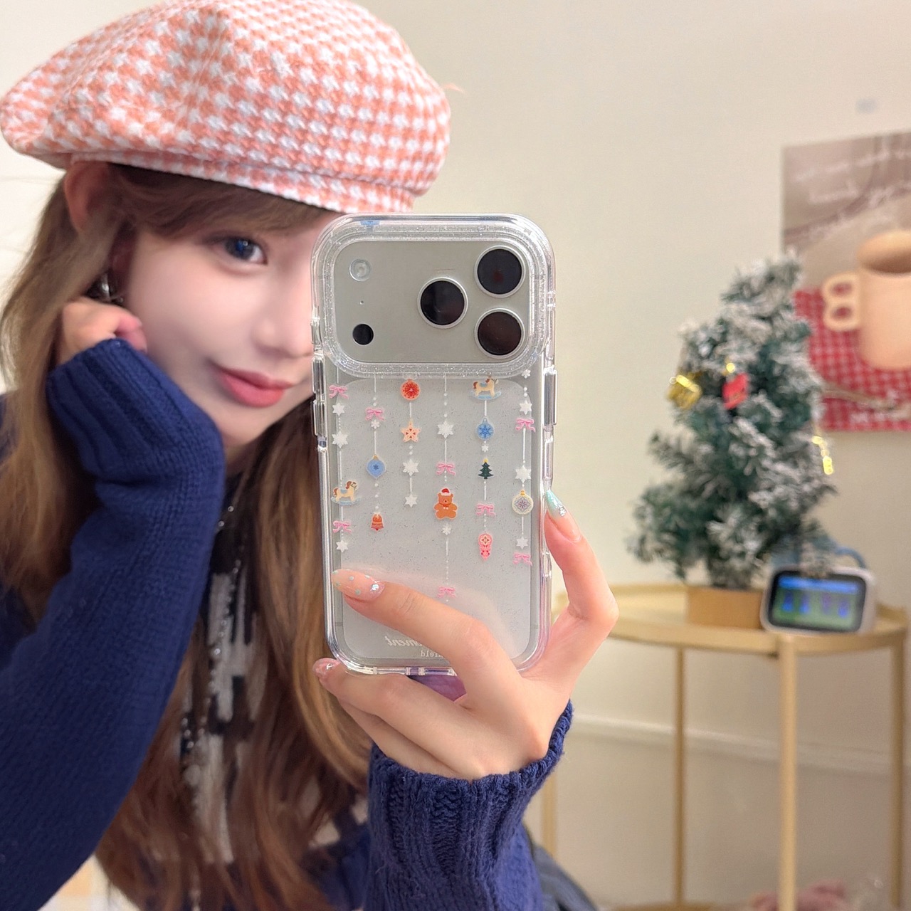 隆隆金适用苹果17手机壳圣诞氛围许愿挂铃16promax保护套13/14/15