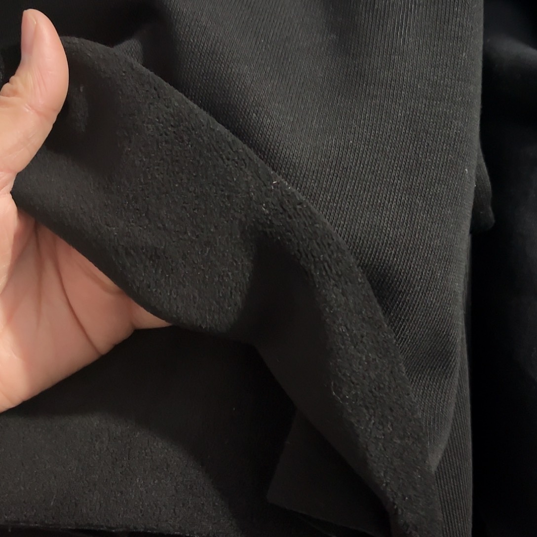 黑色奥利绒1.8×2米长带螺纹