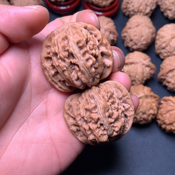 文玩核桃把件42四座楼11