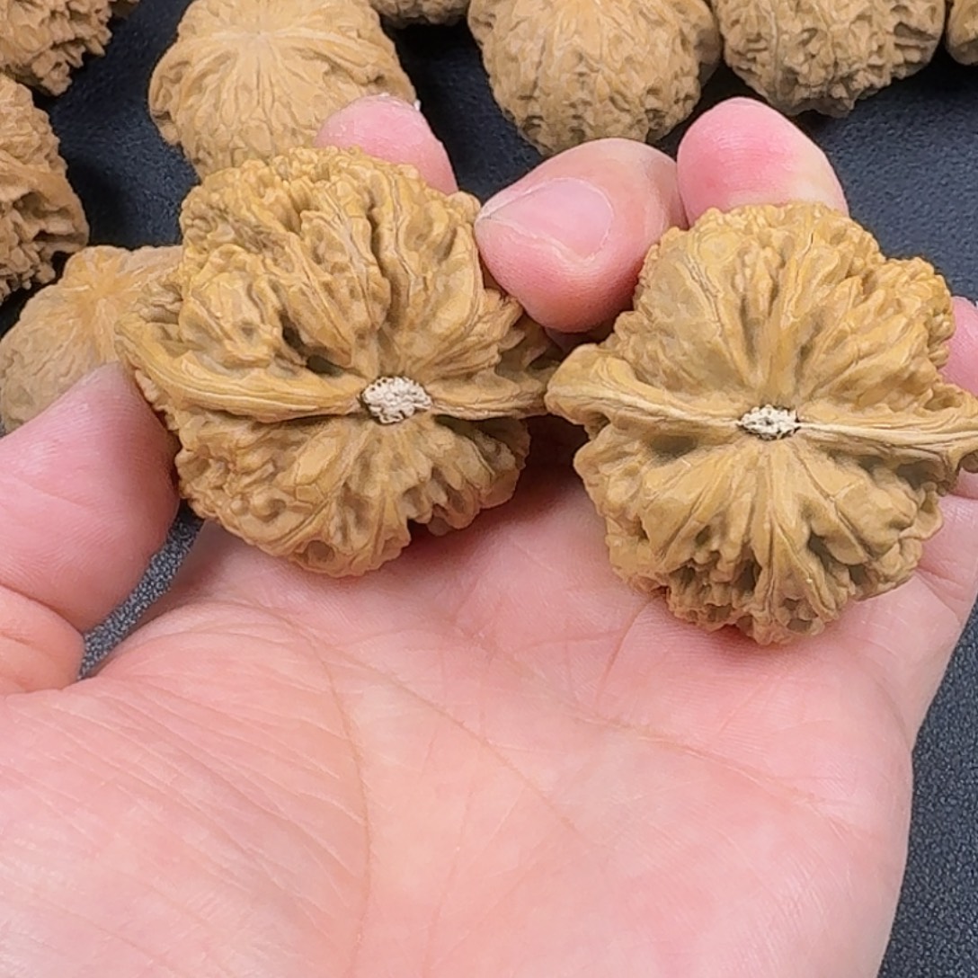 唯***中文玩核桃吊坠大粗筋