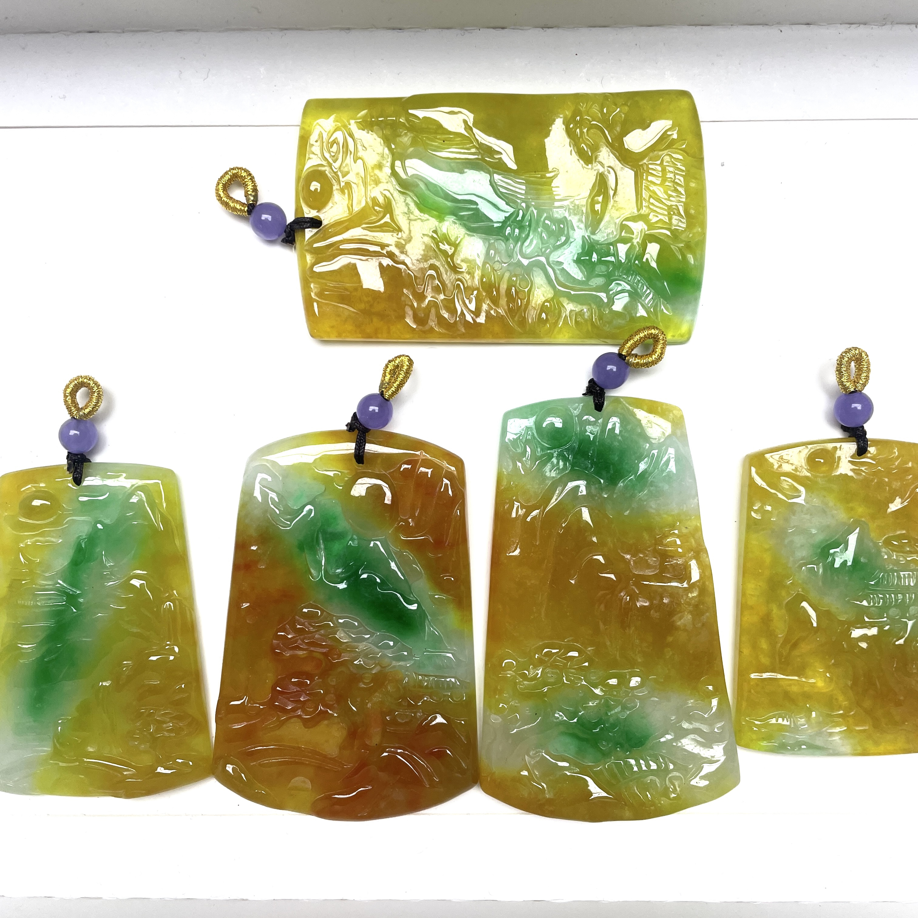 3030号多样性组合随机发一山水牌吊坠