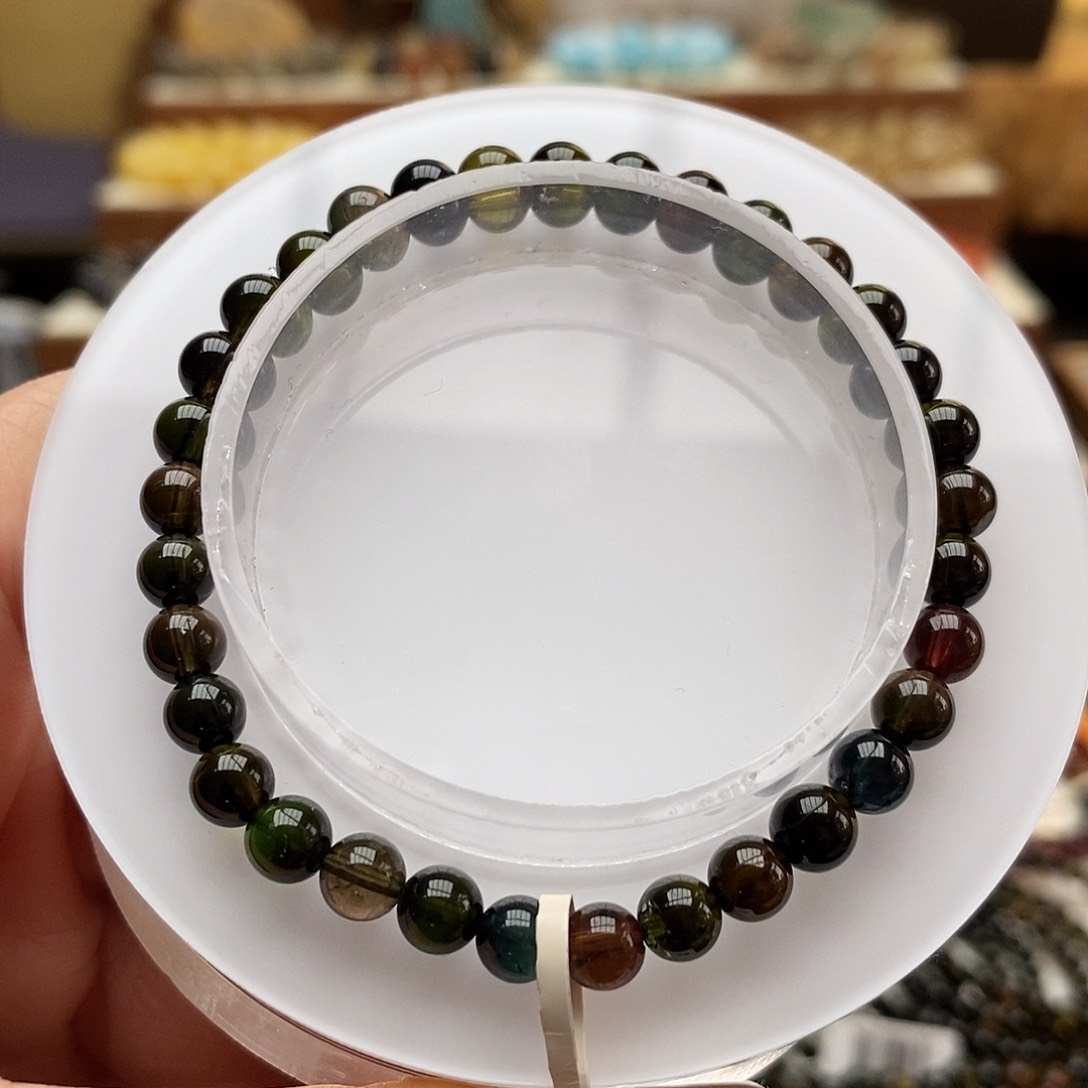 未镶嵌手链碧玺手链