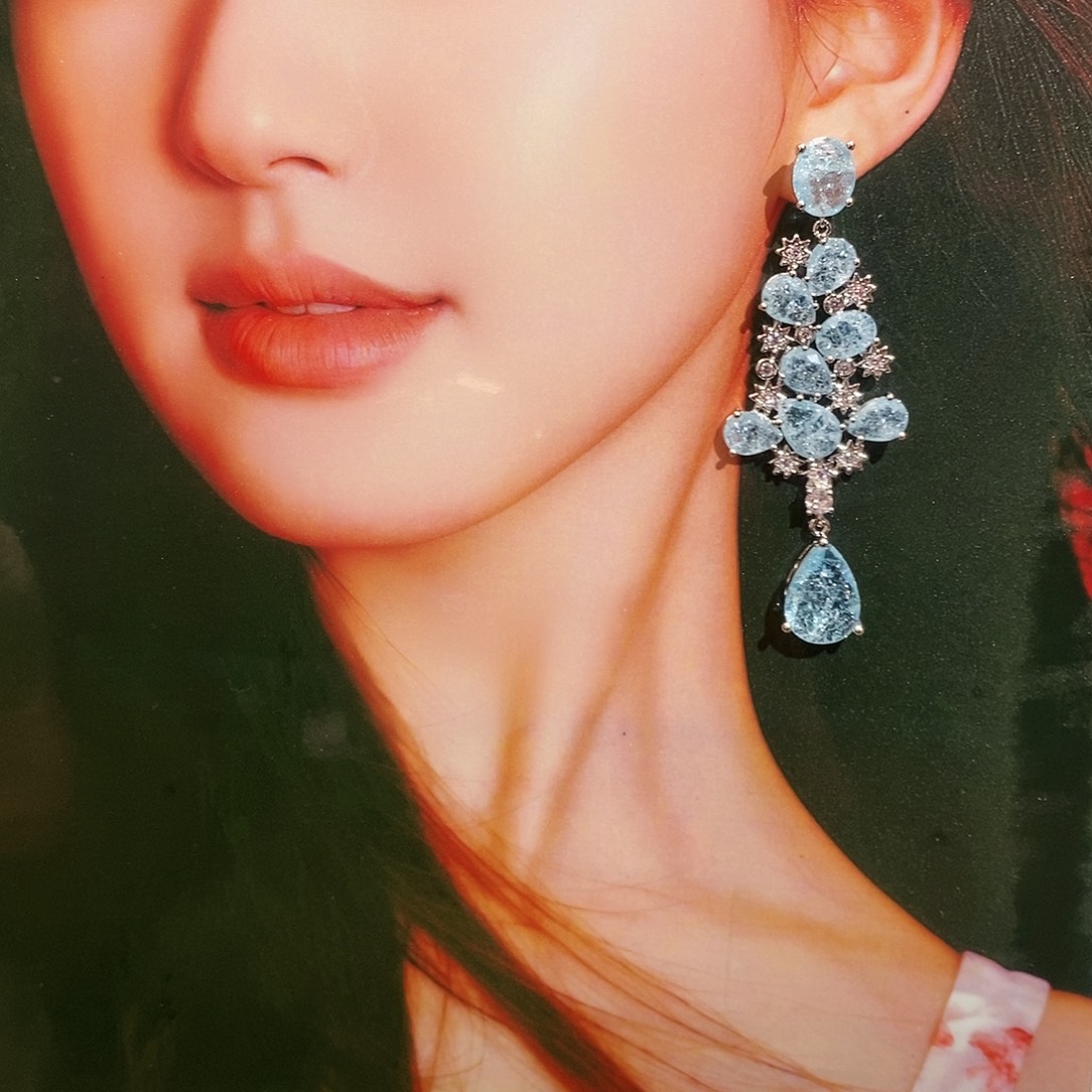 【闪购商品】纯铜925银锆石鑫**泽