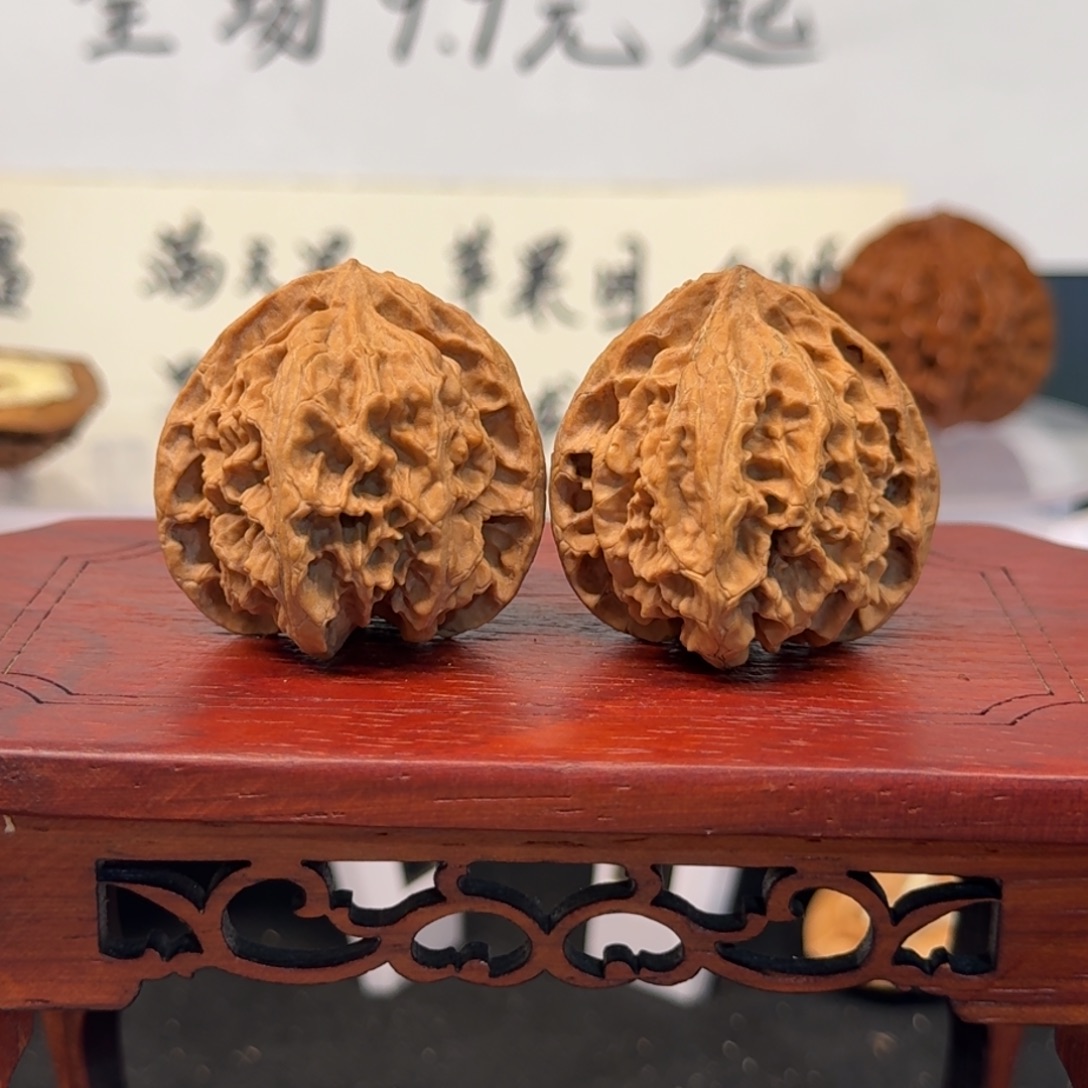 文玩核桃把件9号苹果园边38肚37高37全品无药无修原生态