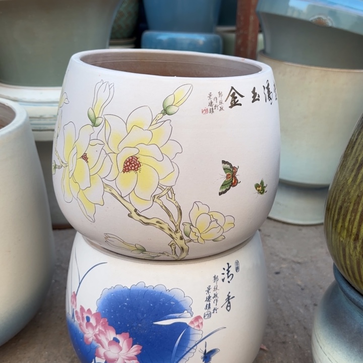 瑕疵花盆处理啦口18高18