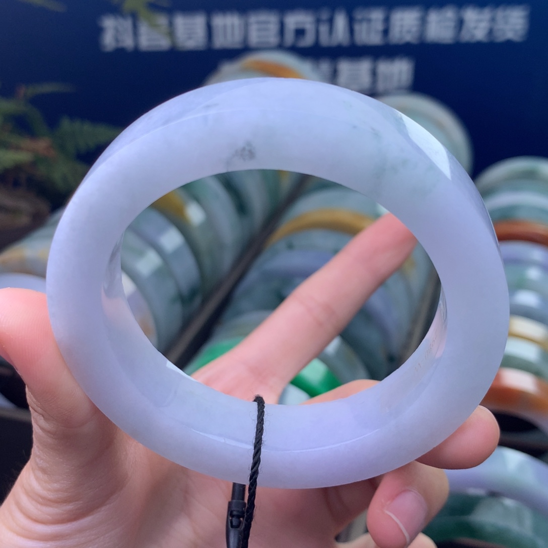 定制翡翠未镶嵌手镯定制不退不换