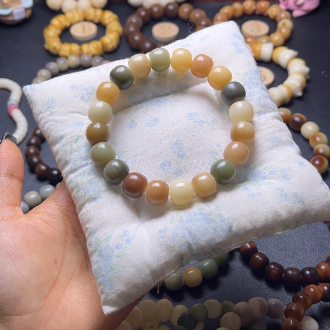 菩提根/象牙果手串繁花卡13干磨