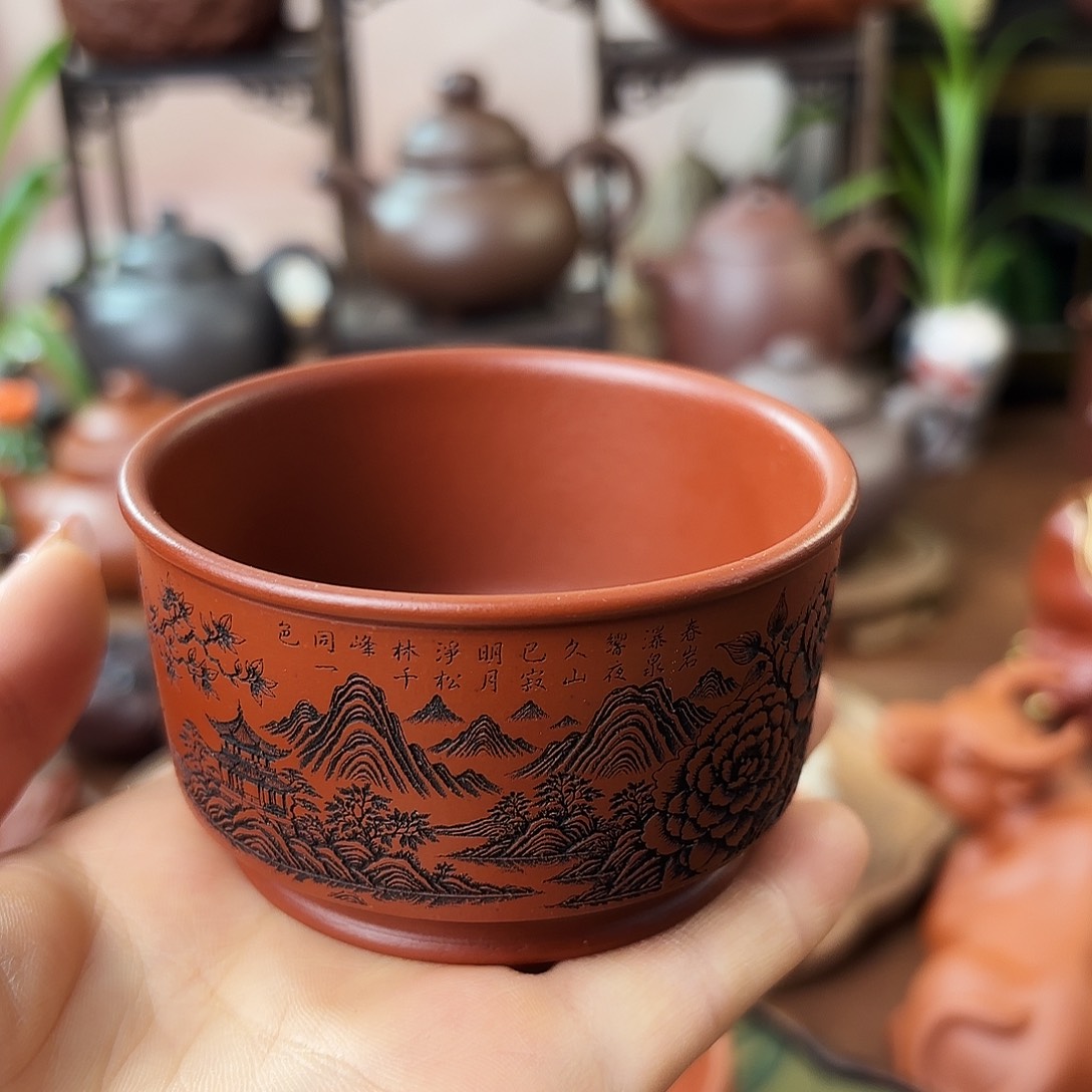 紫砂茶壶汉君杯100cc