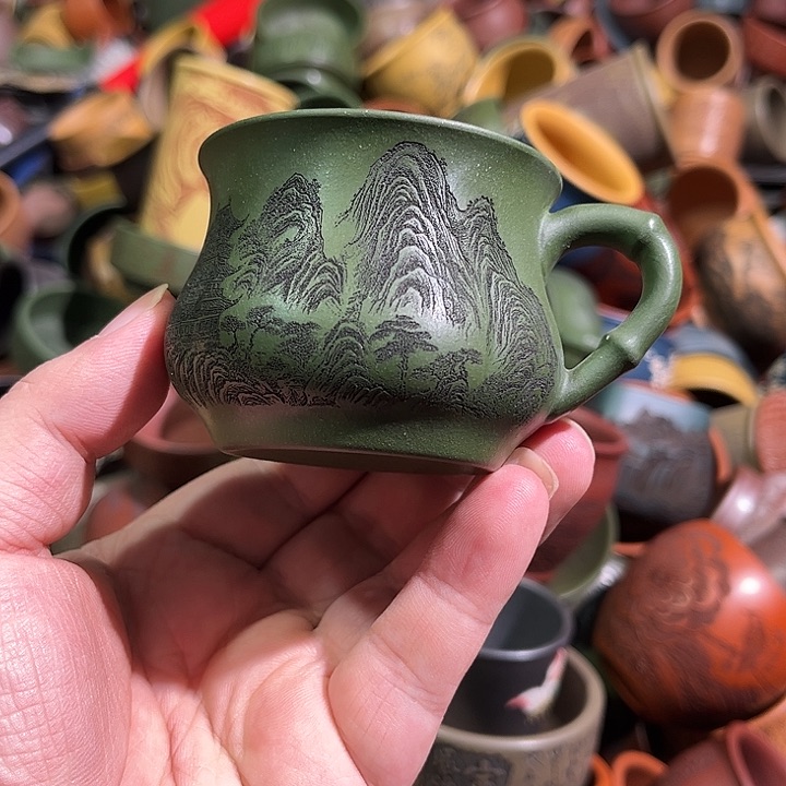 紫砂茶杯全手工紫砂主人杯