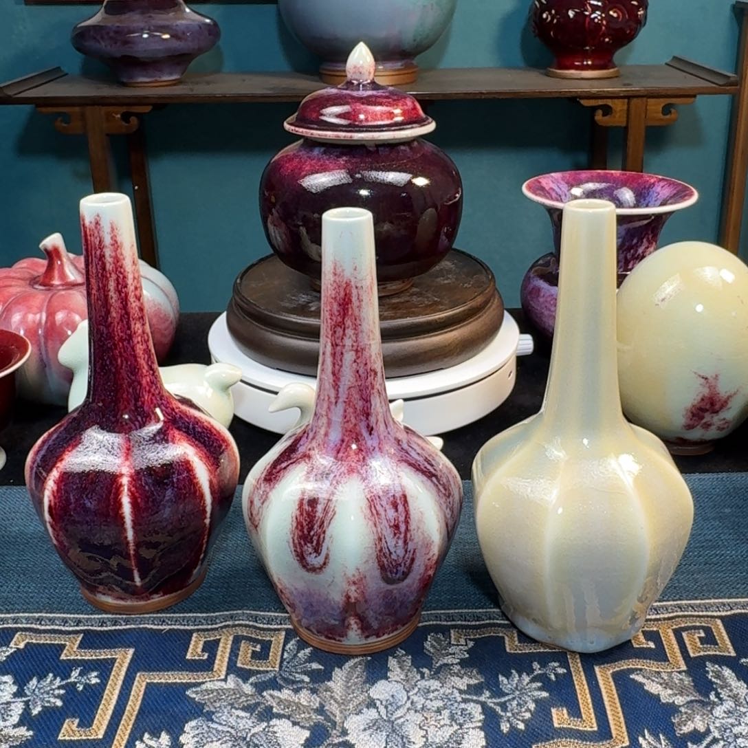 5***9陶杯子入窑一色出窑万彩