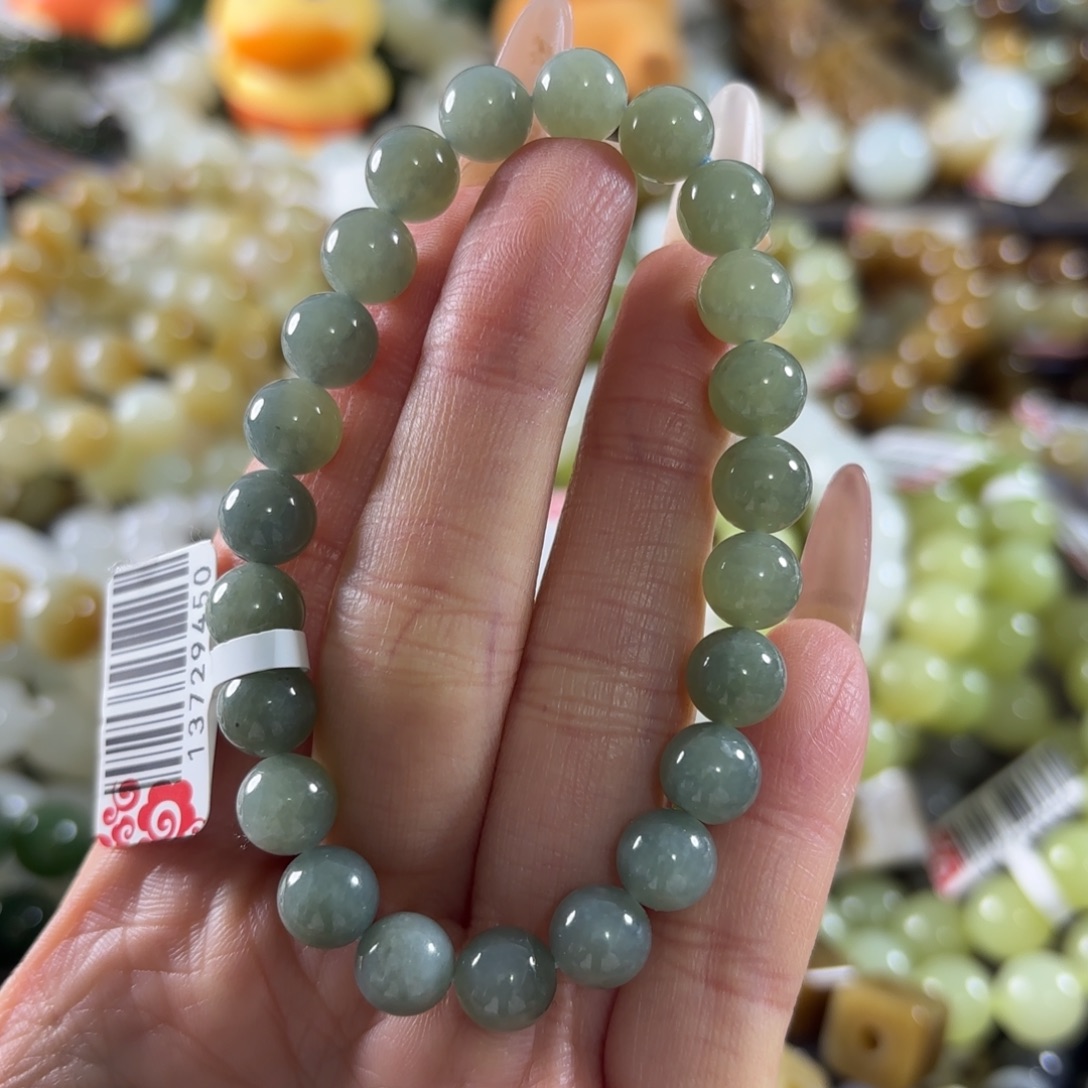 和田玉未镶嵌手串175