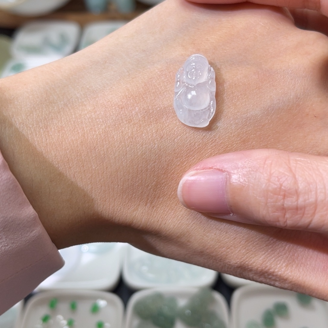 定制翡翠未镶嵌财神