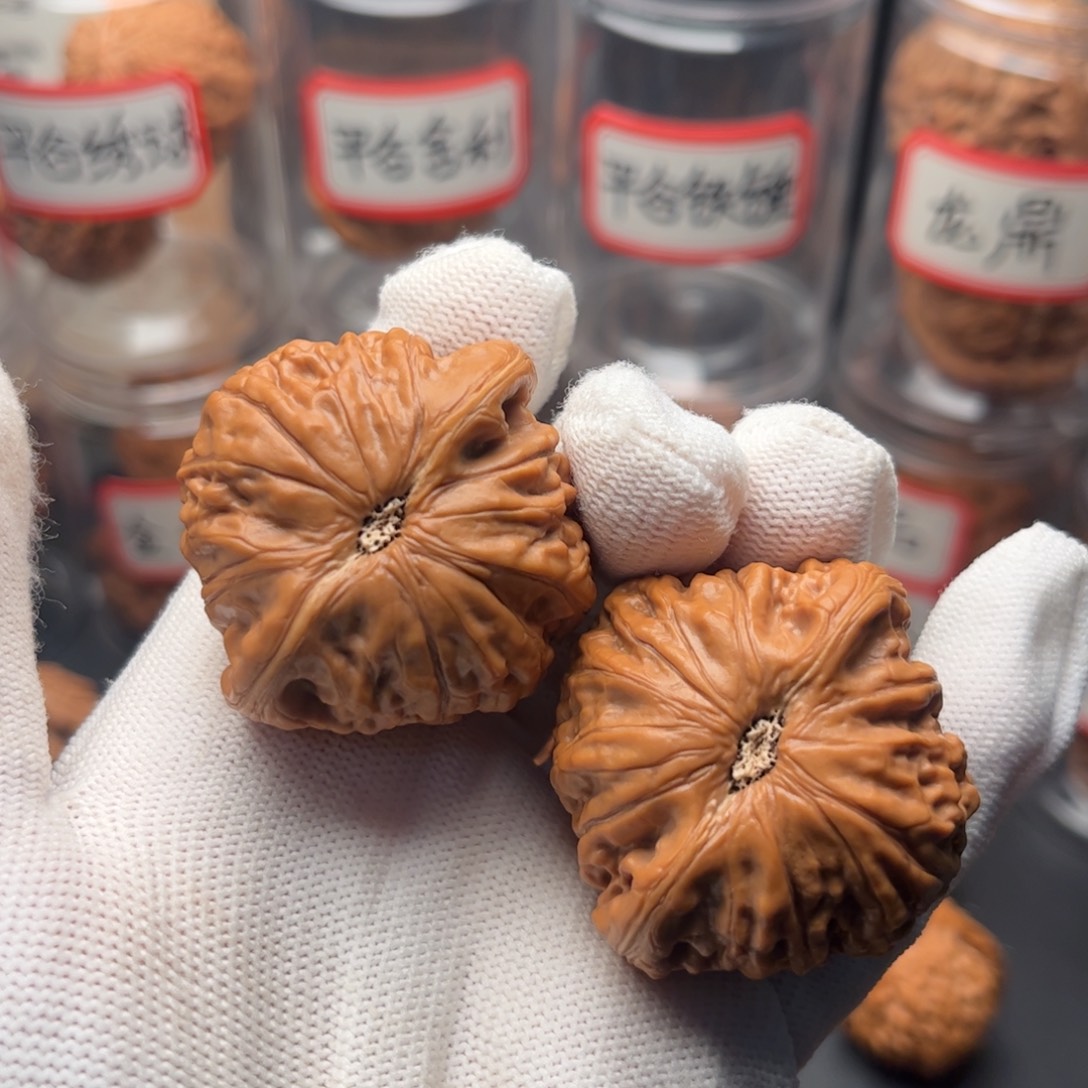 喜***、文玩核桃把件43平谷铁锤