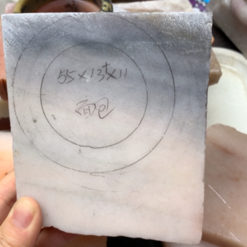 【闪购商品】未镶嵌手镯石英岩玉回*粉底熊猫