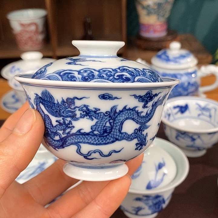 杯子景德镇陶瓷手工手绘