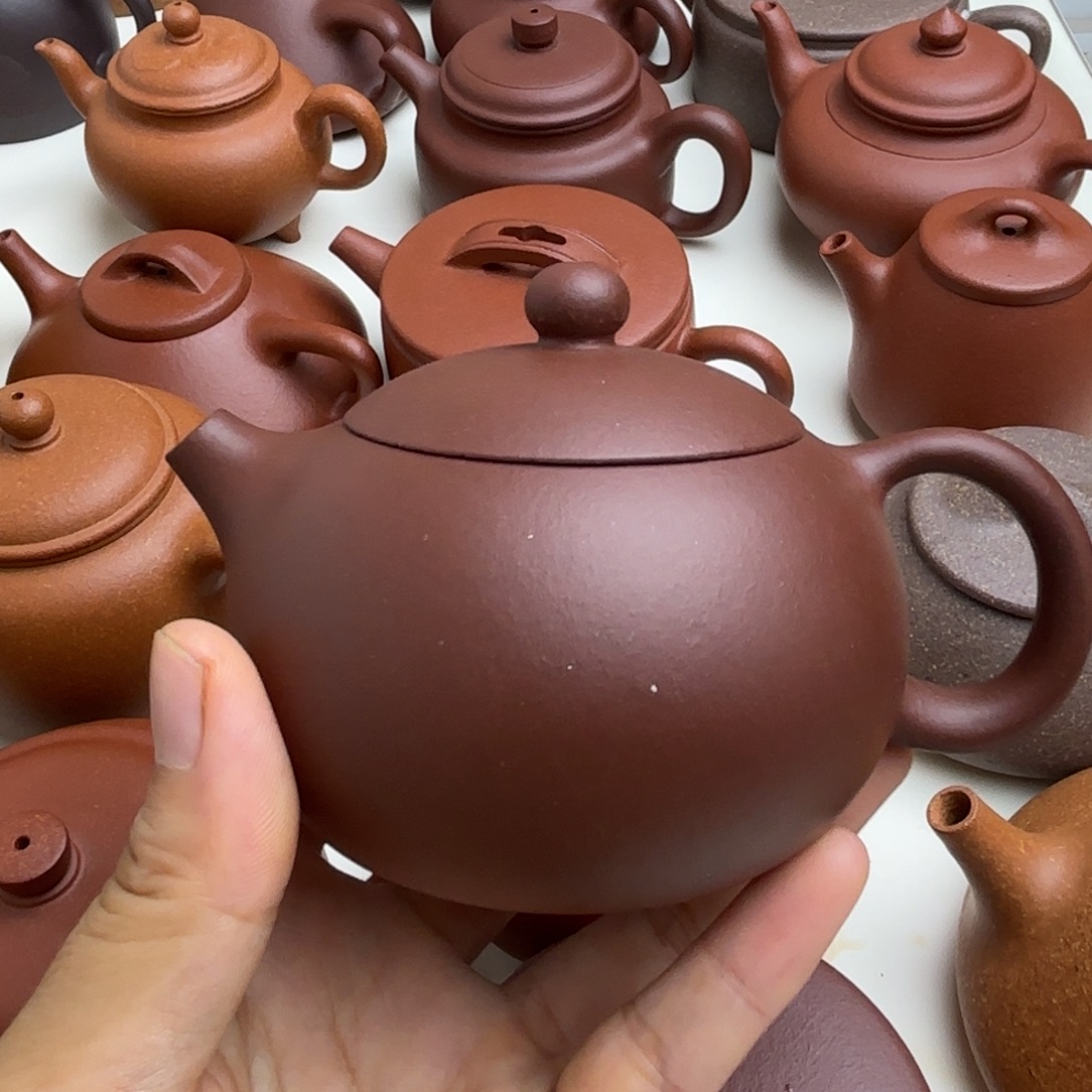 茶壶紫砂紫泥西施160cc微瑕