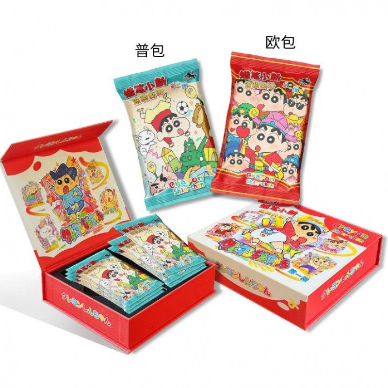 迪【拆盒/车车】黑马文创蜡笔小新一弹国卡二创收藏卡牌盲盒（代拆）