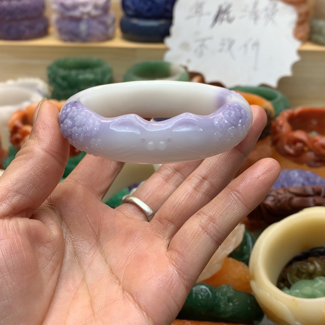 未镶嵌手镯石英质玉夢****