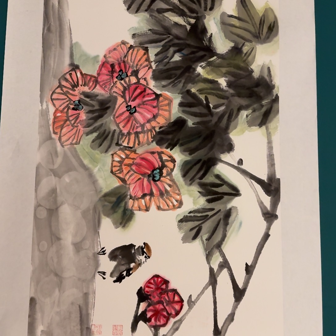 国画邹老师作品画作