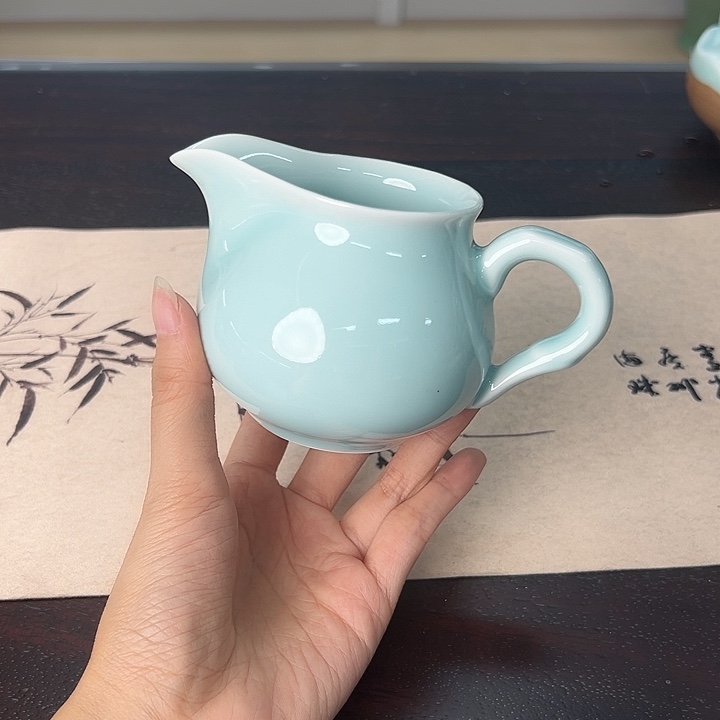 龙泉云间青瓷小米茶器