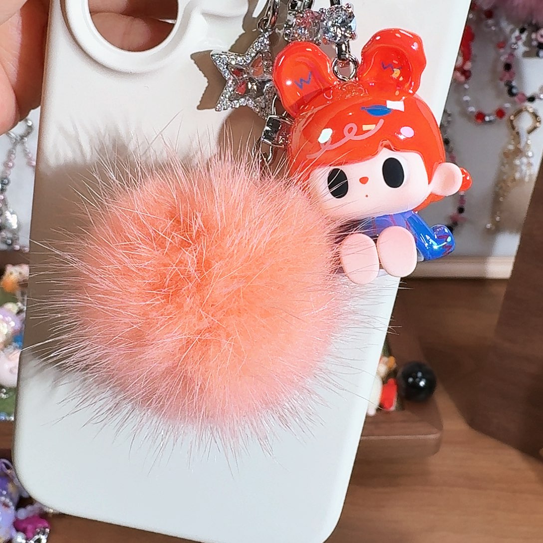 花岗石铁合金diy原创设计手机链