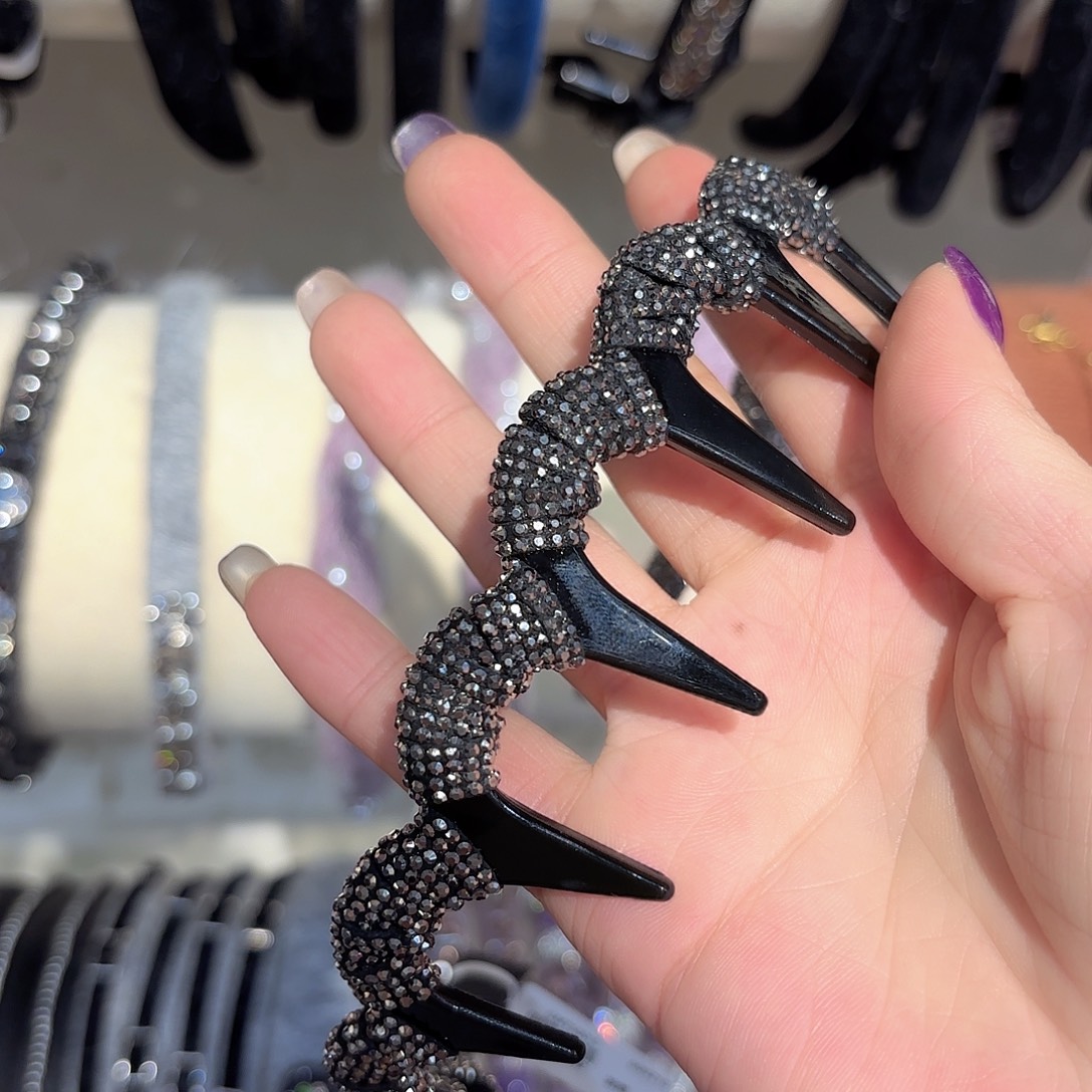 皮质铁合金满钻发箍