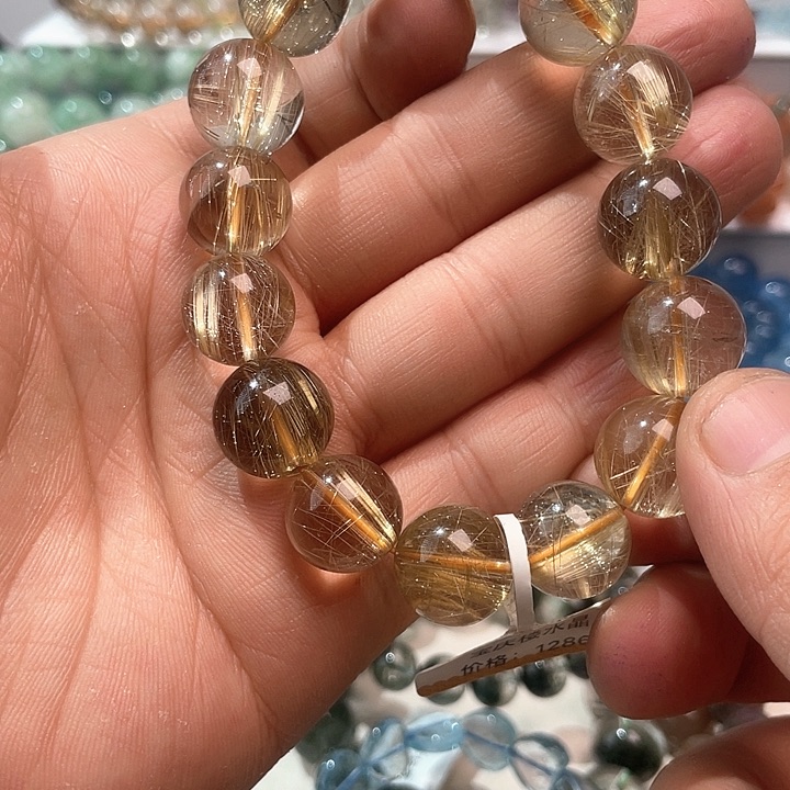 发晶手链未镶嵌唯屿儿天然水晶