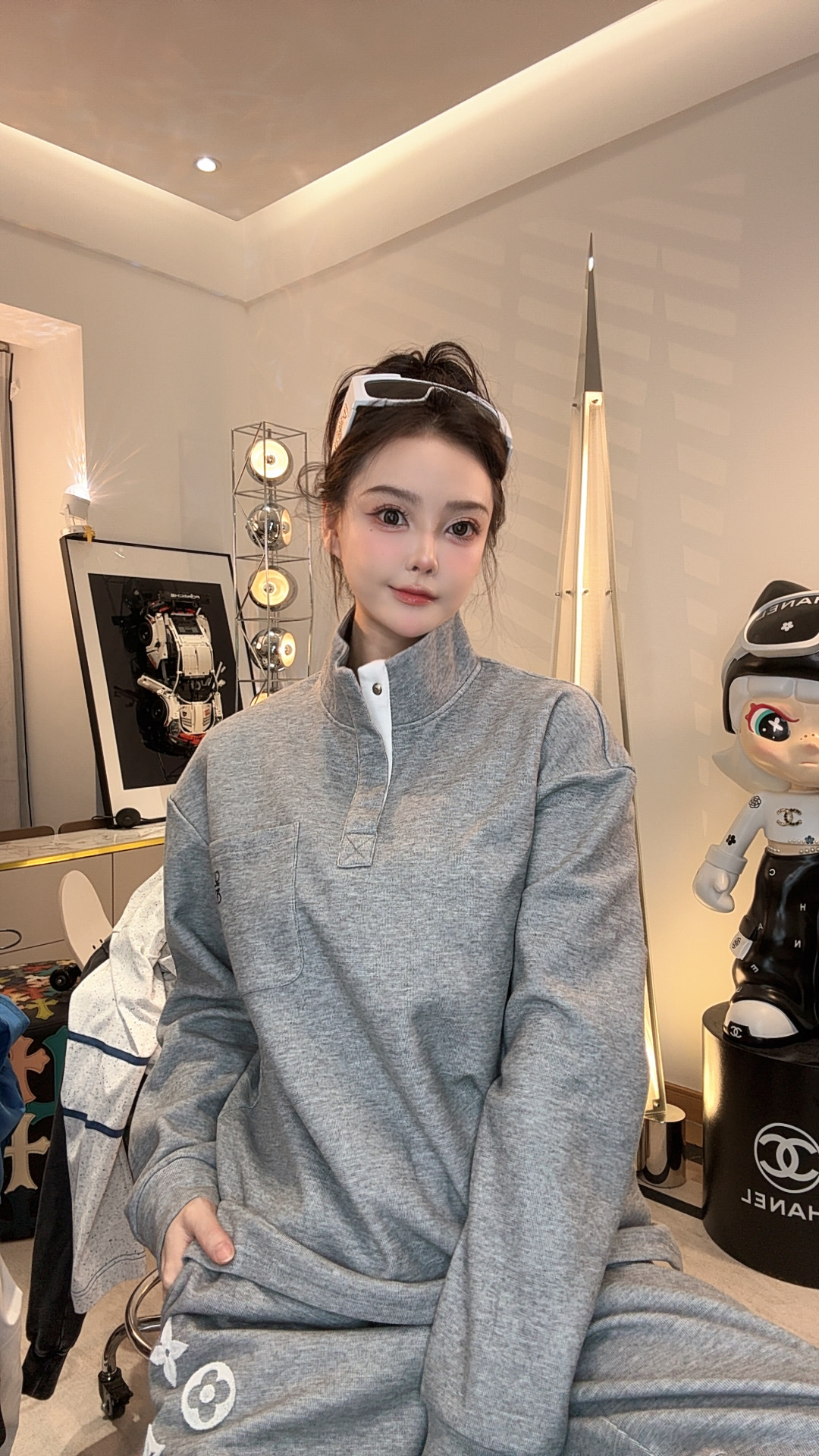 【钱老板2专属6027】通用休闲百搭情侣款个性卫衣 W256027