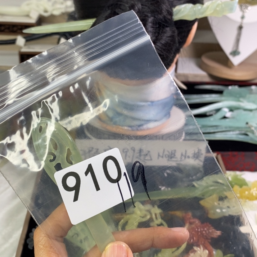 【闪购商品】岫玉发饰未镶嵌如**行