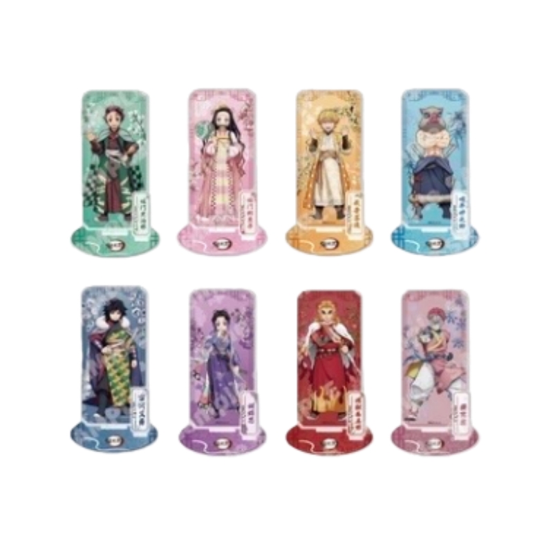 【鱿鱼】鬼灭之刃国风服饰盲盒亚克力立牌（默认代拆）