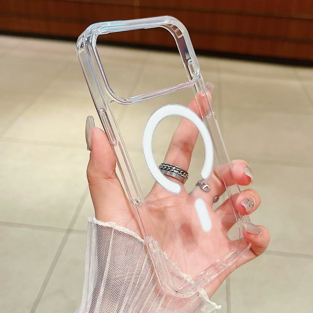 亚克力磁吸适用苹果17/16Promax手机壳iPhone15Promax/13软14套12