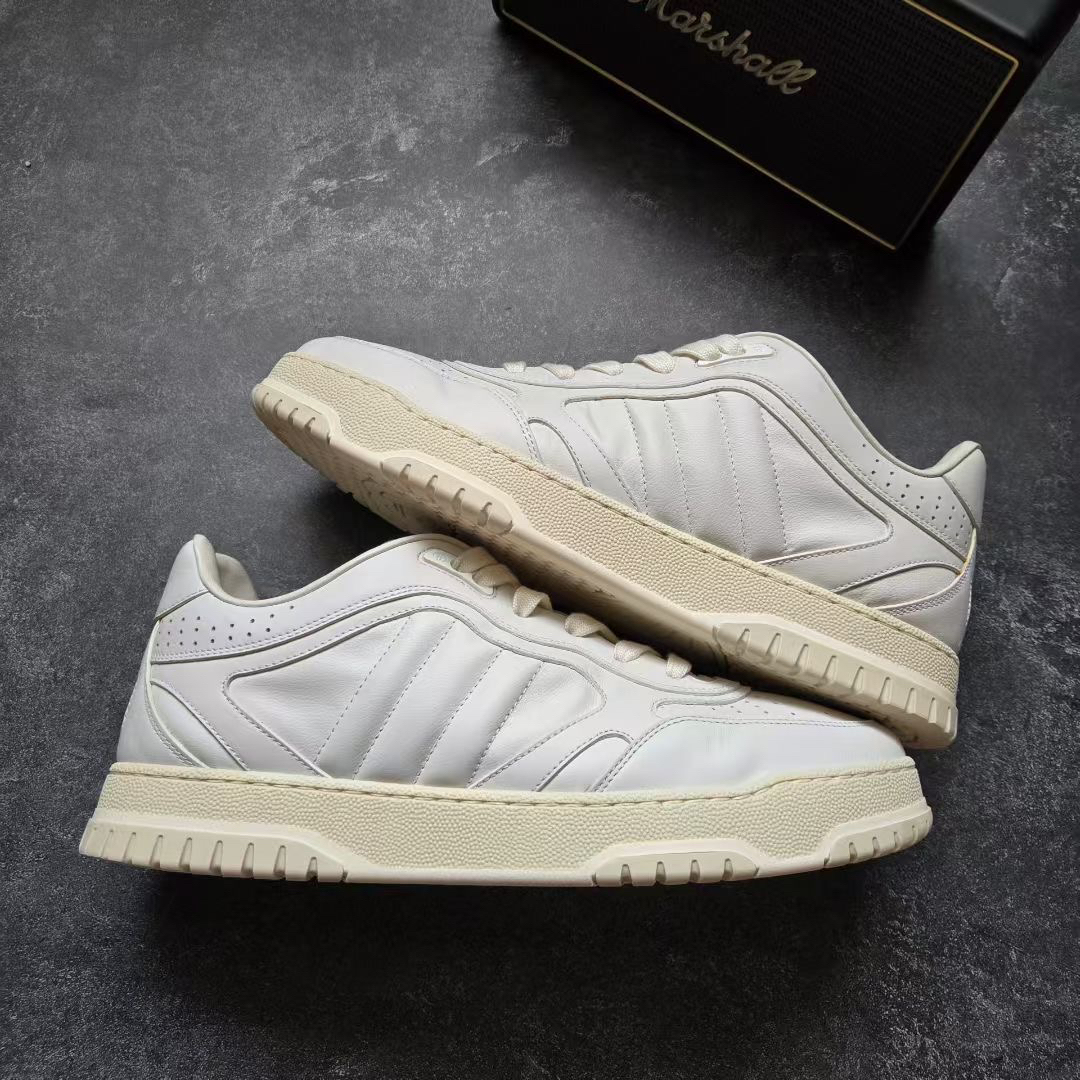 99新 GUCCI/古驰 43.5码 RE-WEB 白红 鞋