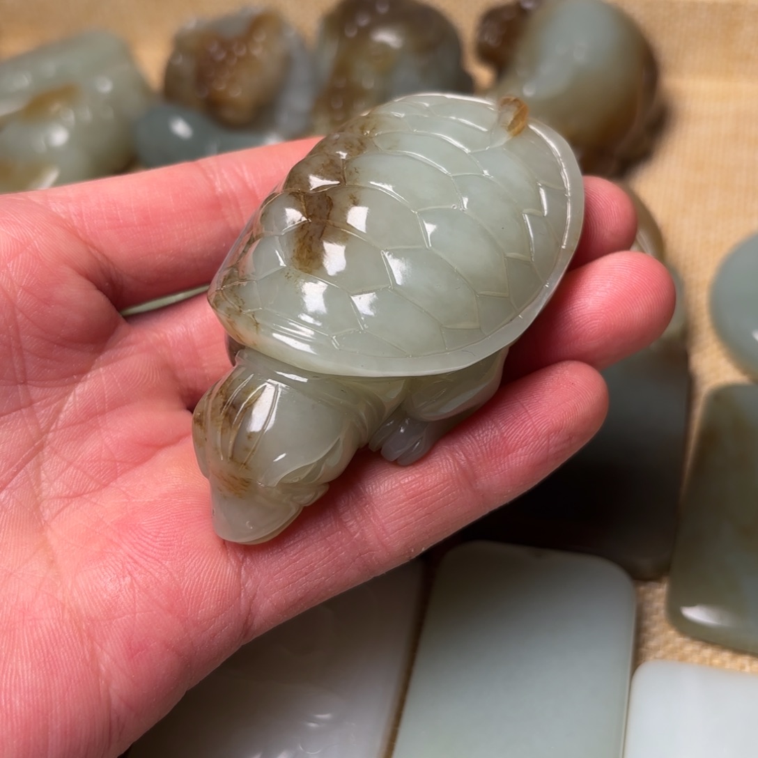 和田玉把件未镶嵌寂*