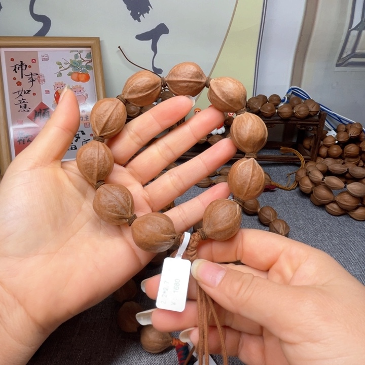 橄榄核手串/手链奋****r梅林铁核22.27