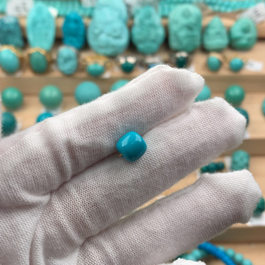 绿松石配饰未镶嵌7.7-7.2