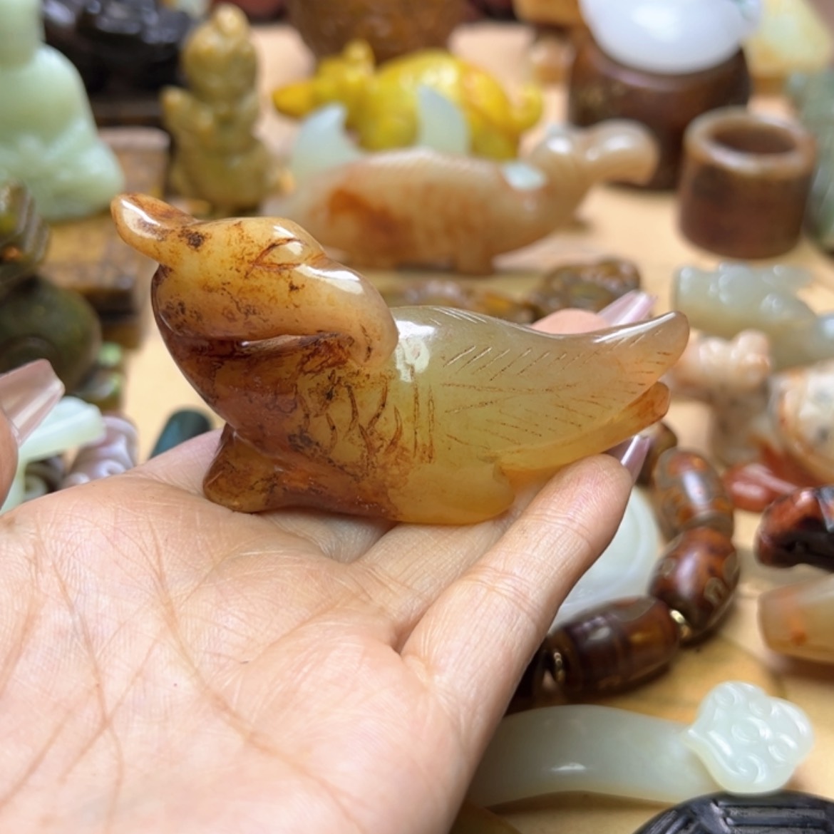 【闪购商品】蛇纹石玉颈饰未镶嵌