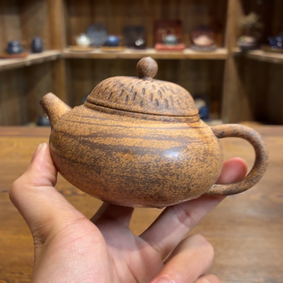 柴烧老岩泥茶器皿